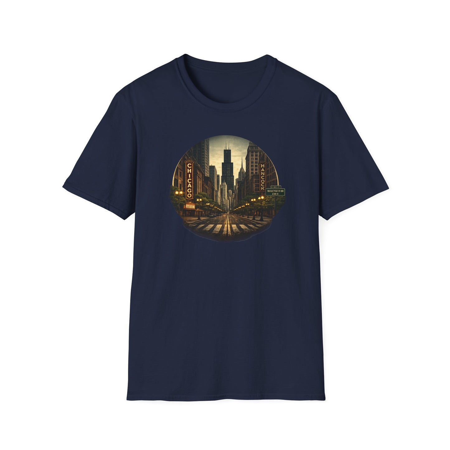 Chicago Skyline T-Shirt — Vintage Urban Cityscape Tee