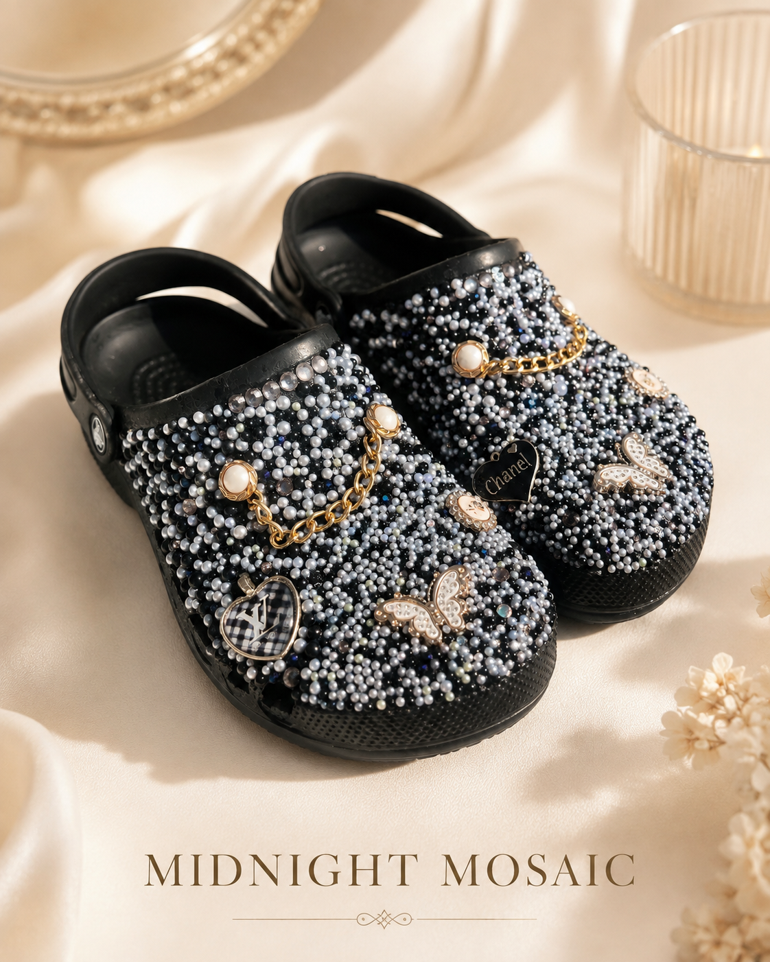 Midnight Mosaic Luxe Crocs
