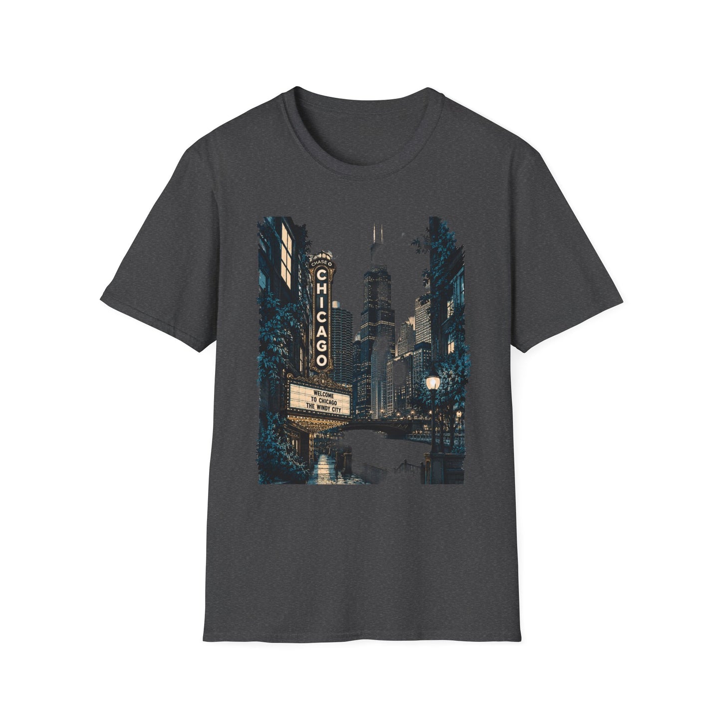 Chicago Nightscape Tee