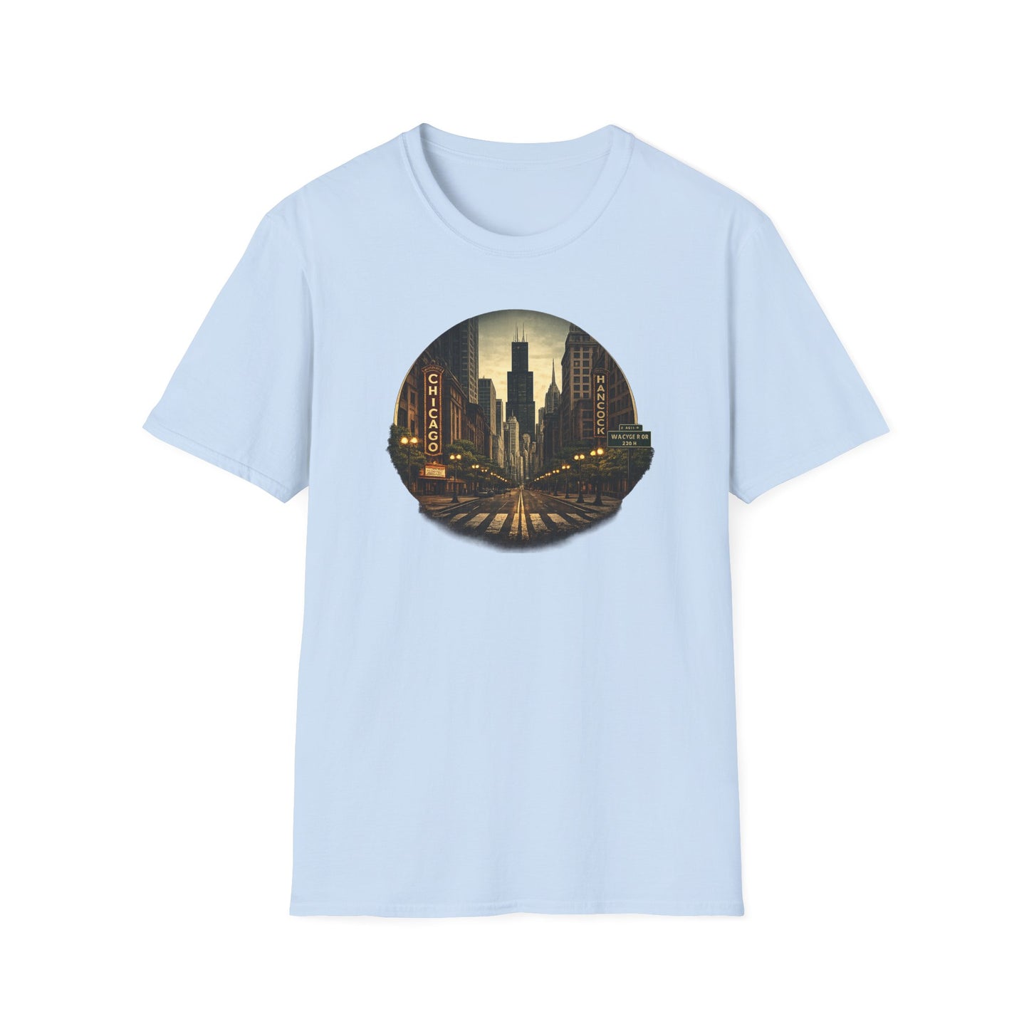 Chicago Skyline T-Shirt — Vintage Urban Cityscape Tee