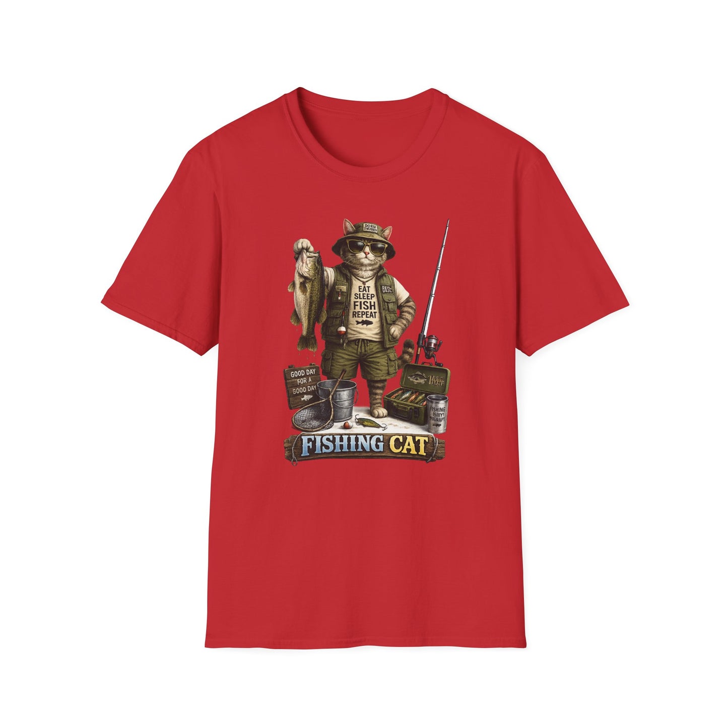 Fishing Cat Tee