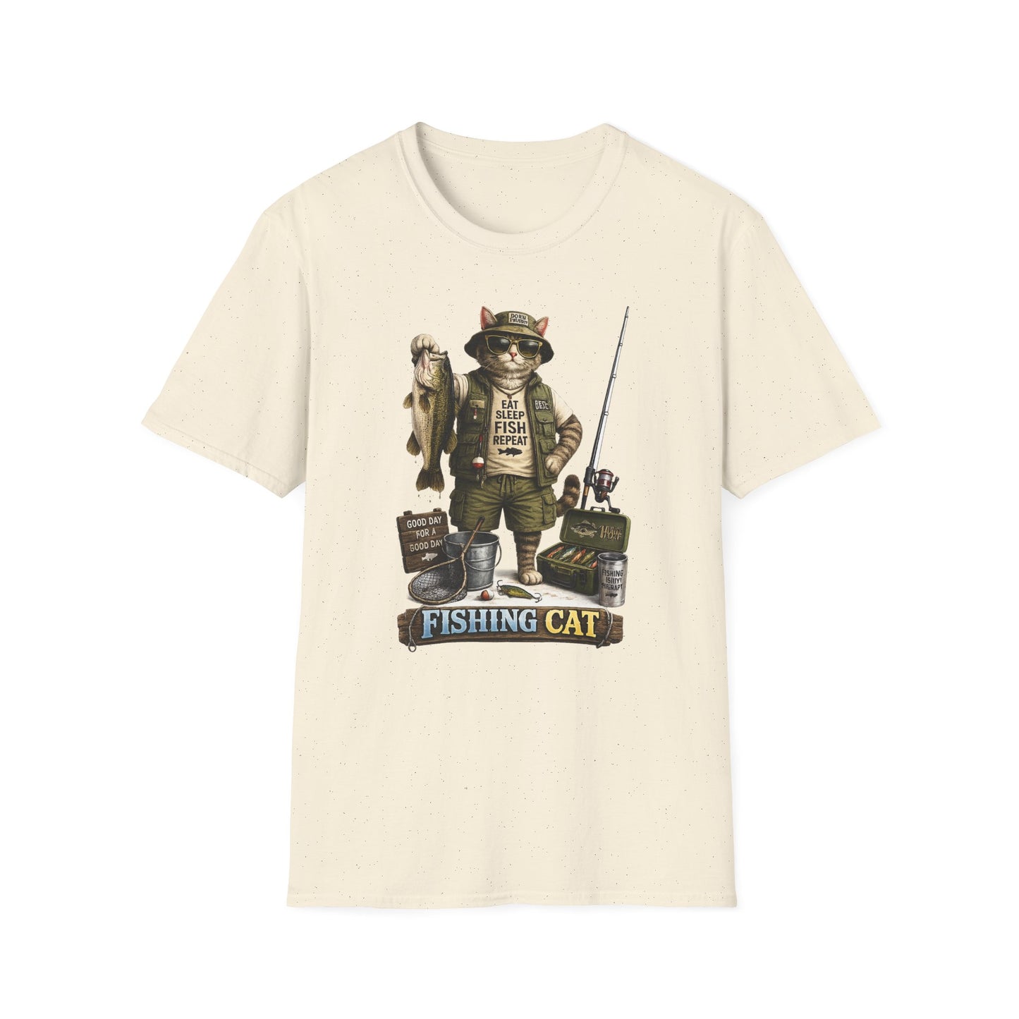 Fishing Cat Tee