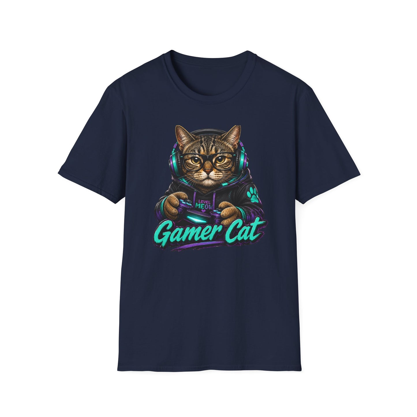 Gamer Cat Tee