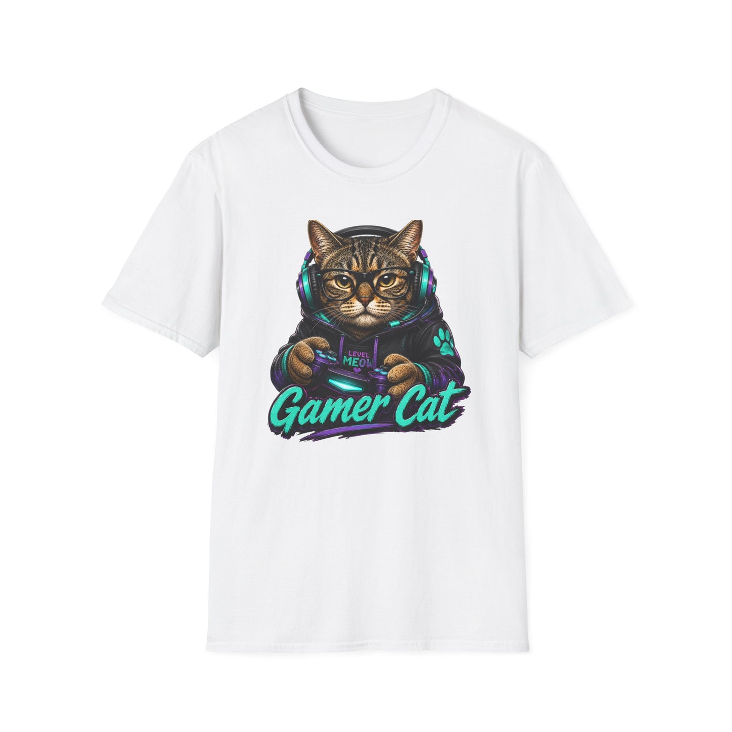 Gamer Cat Tee