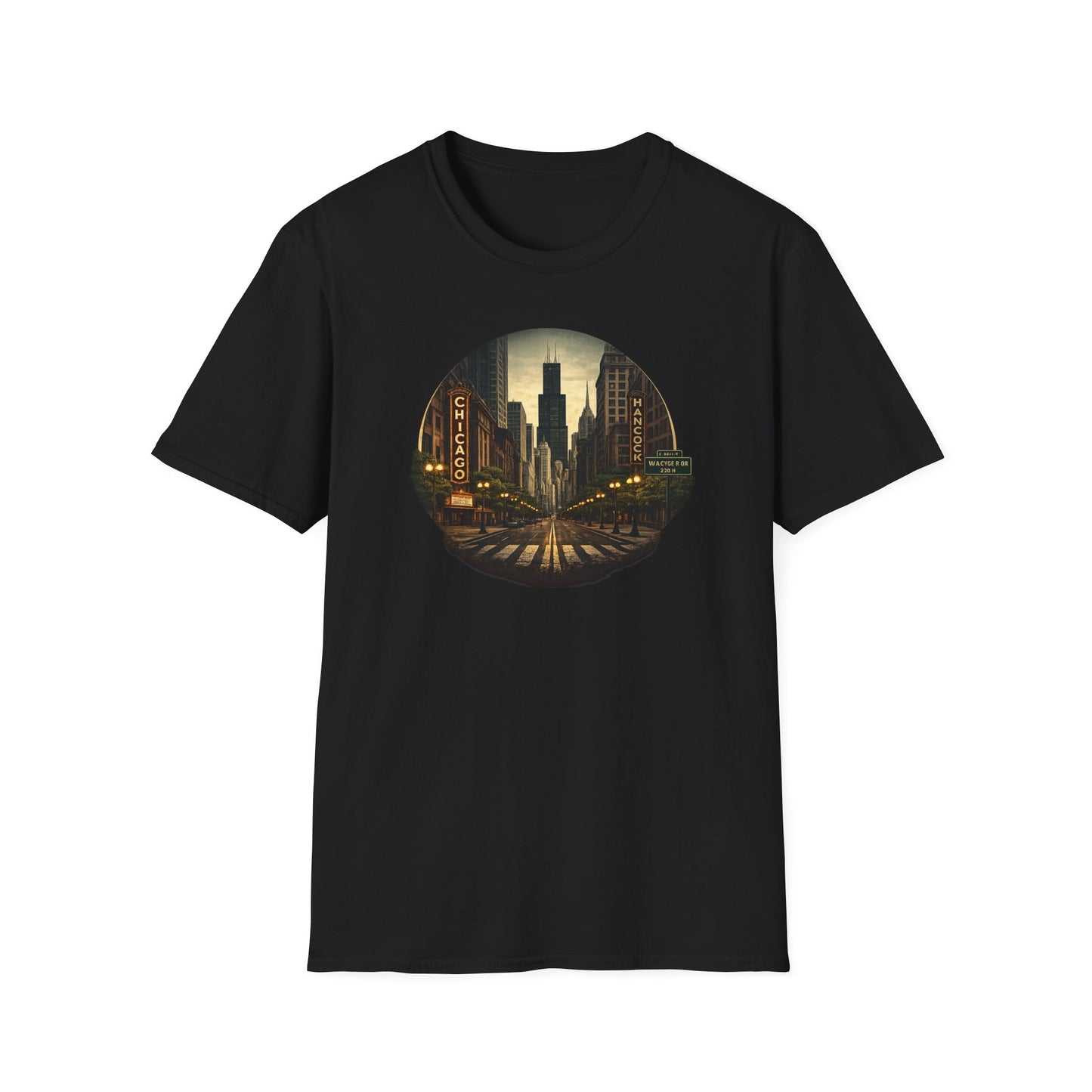 Chicago Skyline T-Shirt — Vintage Urban Cityscape Tee
