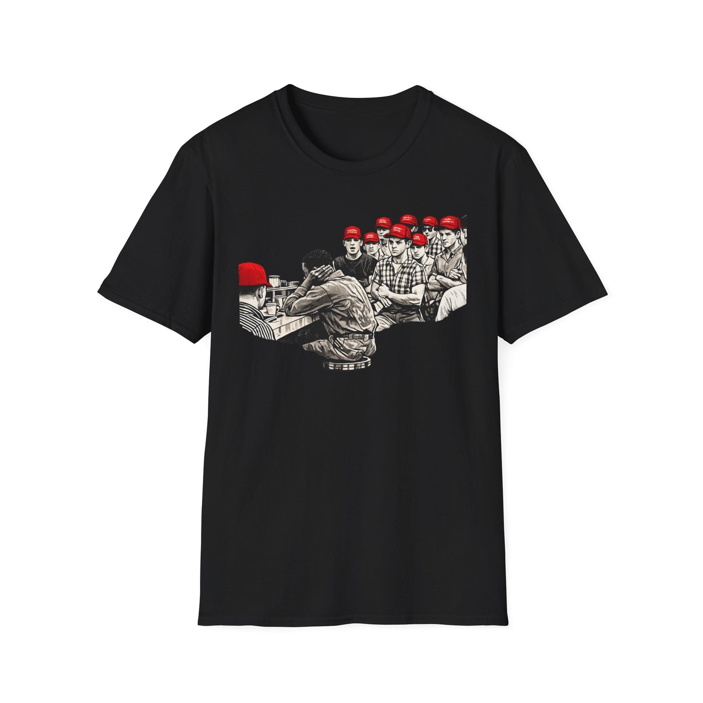 Vintage Diner Scene Hat Tee