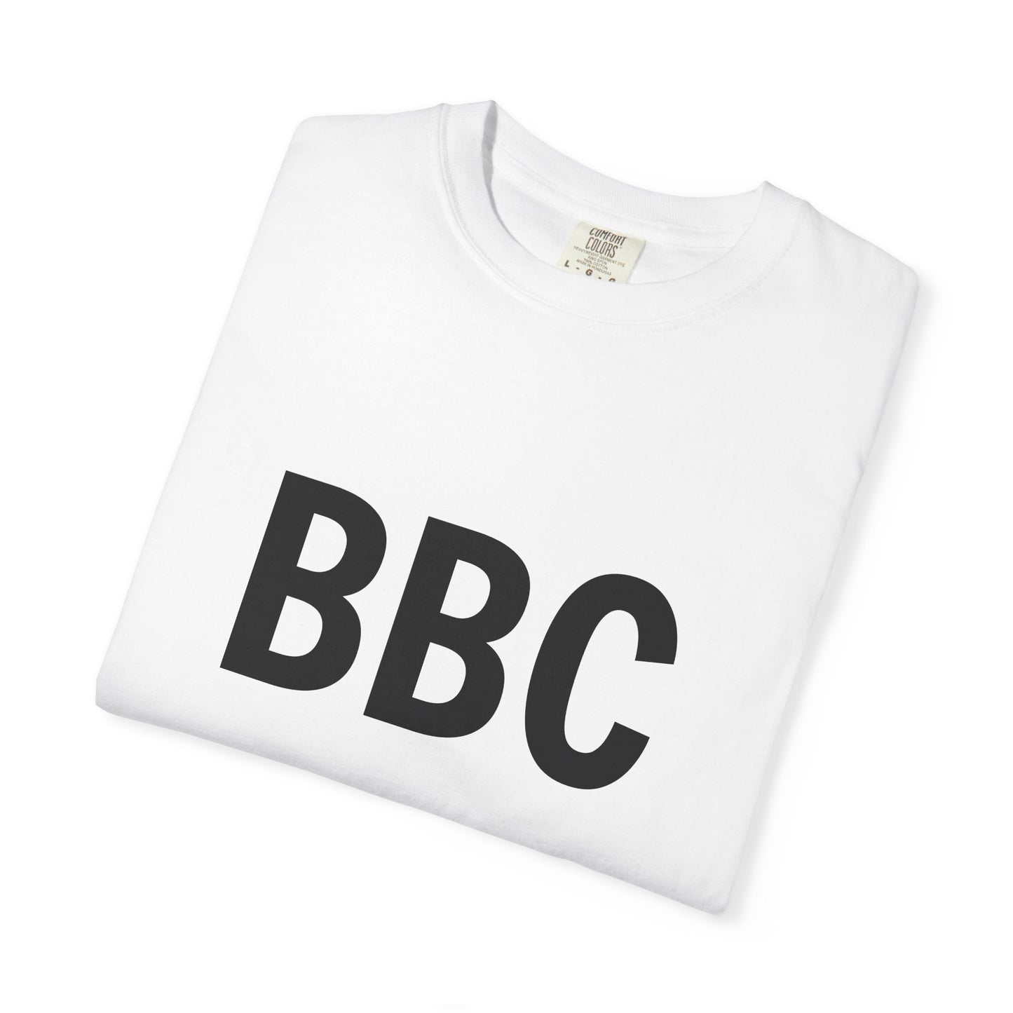 BBC Graphic T-Shirt — Classic Logo Front, "British Broadcasting Corp." Back