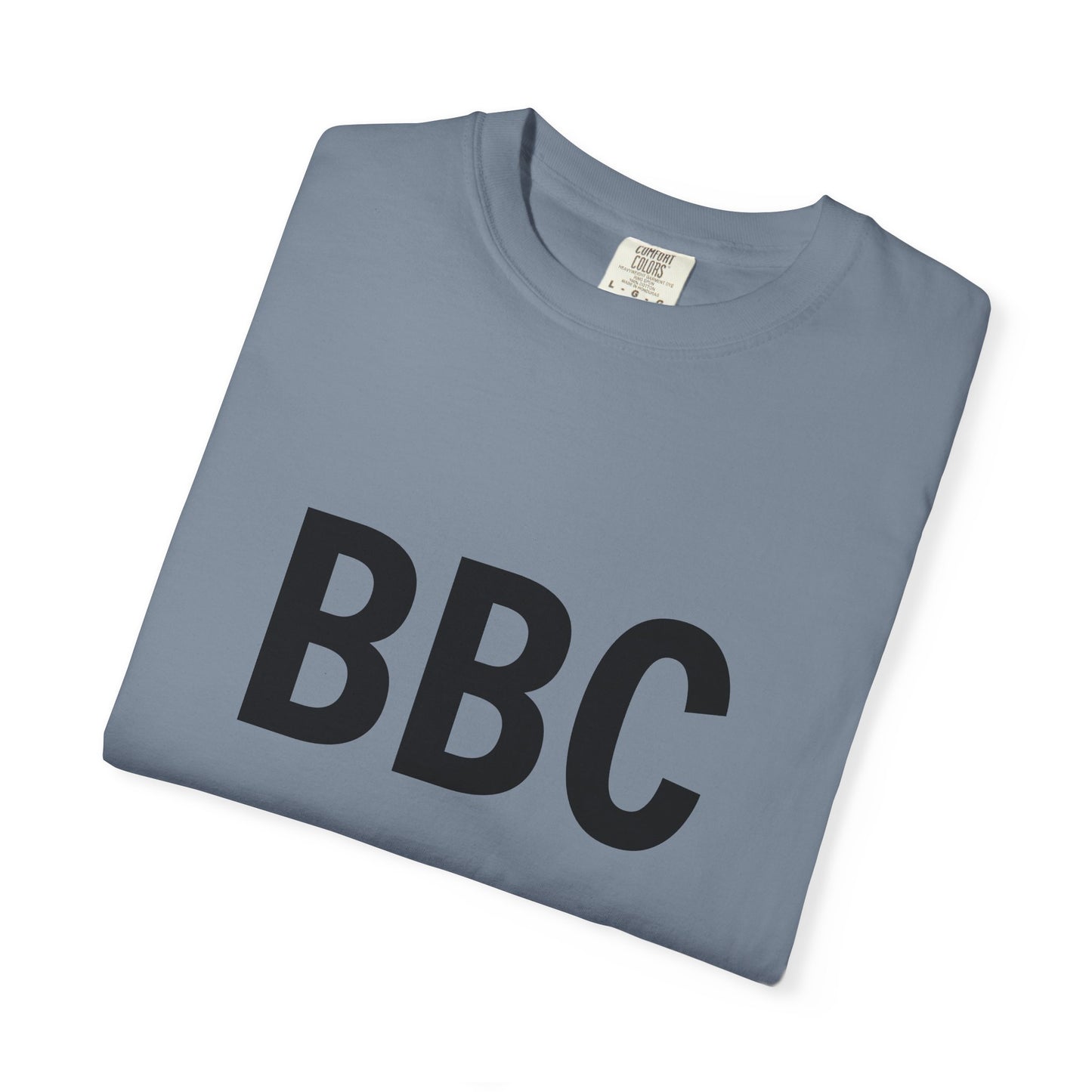 BBC Graphic T-Shirt — Classic Logo Front, "British Broadcasting Corp." Back
