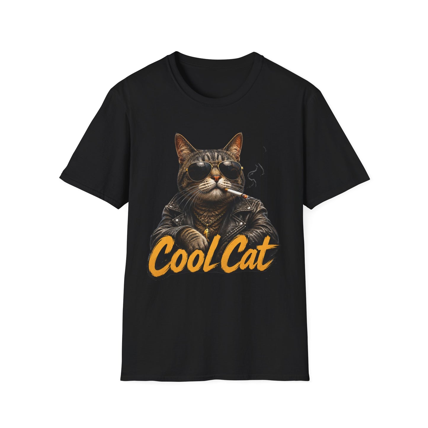 Cool Cat T-Shirt — Retro Sunglasses Cat Graphic Tee