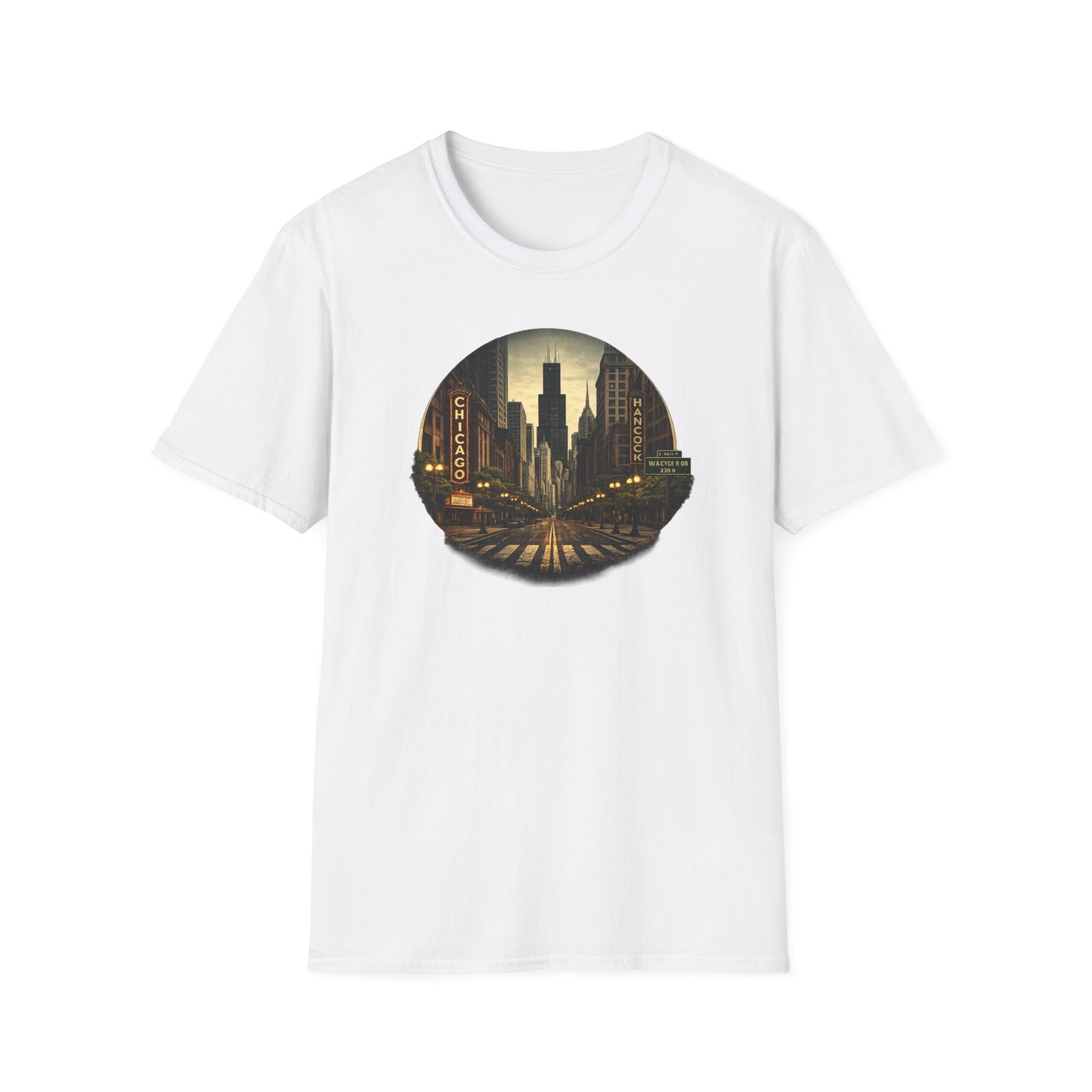 Chicago Skyline T-Shirt — Vintage Urban Cityscape Tee