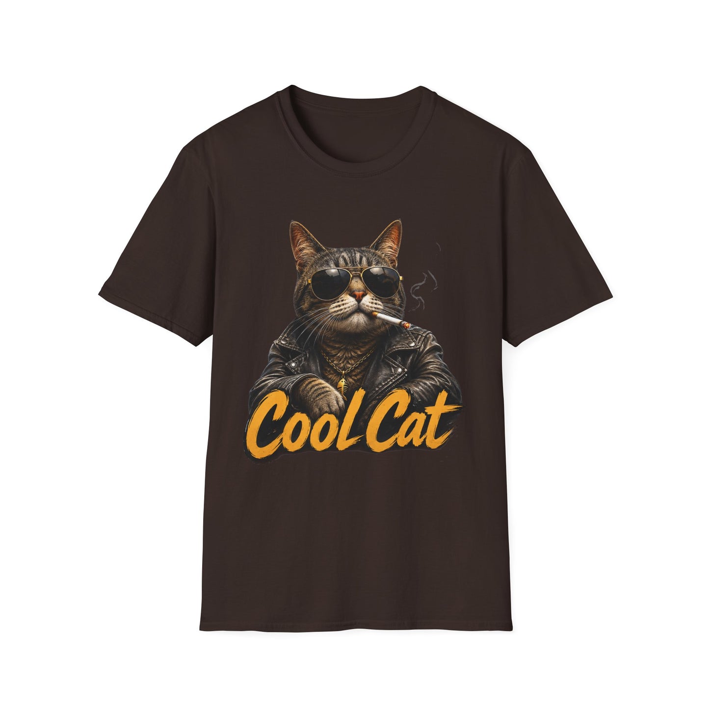 Cool Cat T-Shirt — Retro Sunglasses Cat Graphic Tee