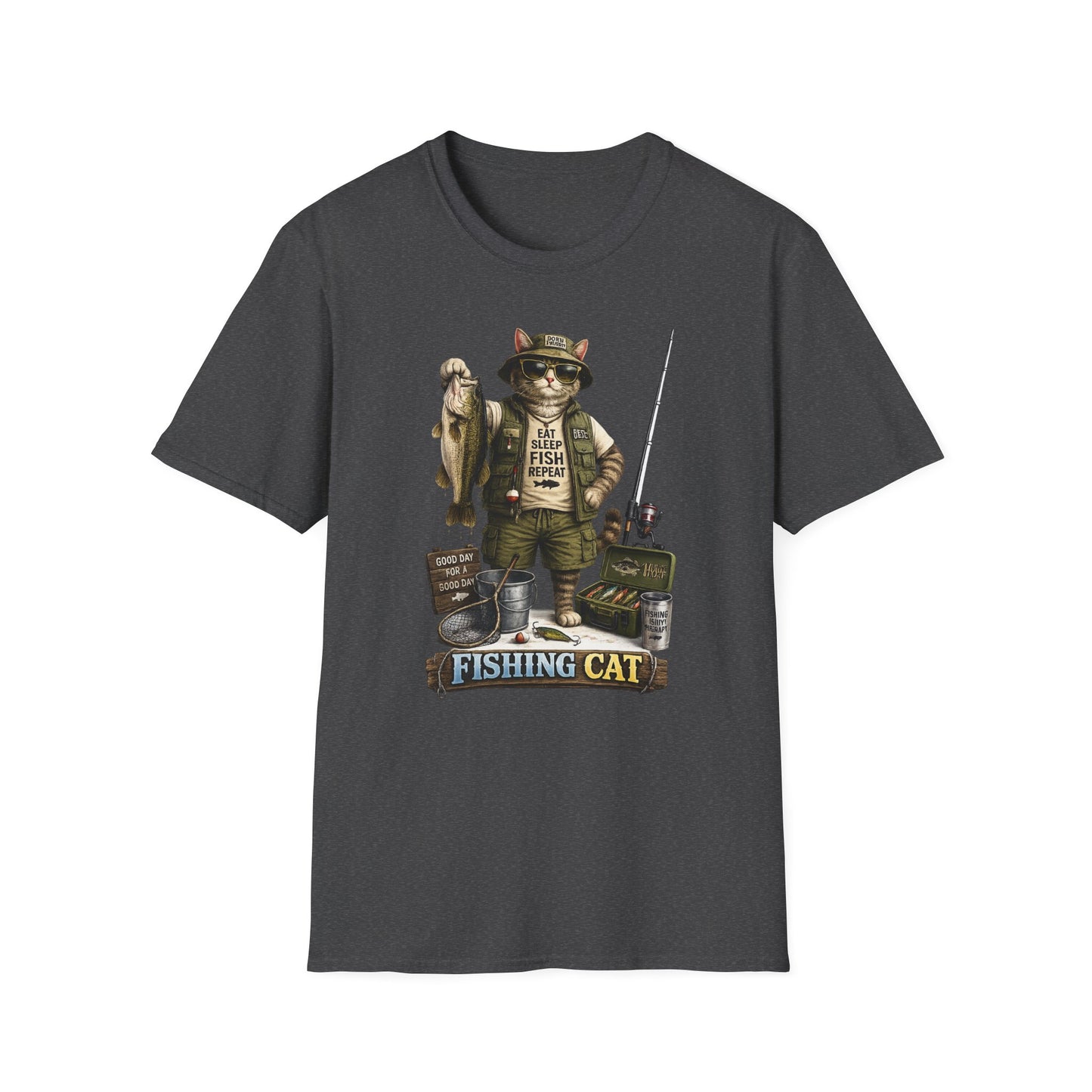 Fishing Cat Tee