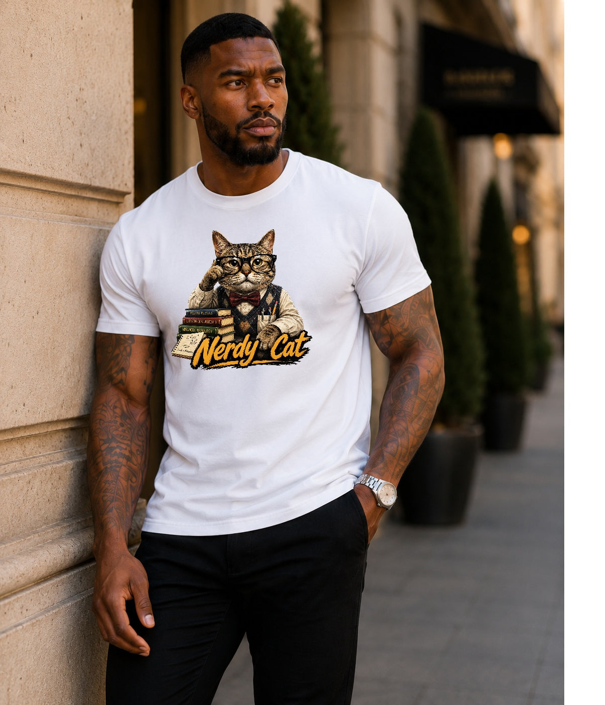 Nerdy Cat Tee