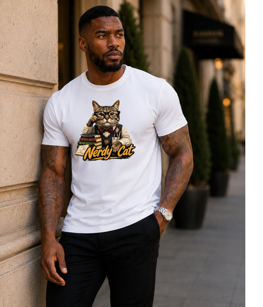 Nerdy Cat Tee