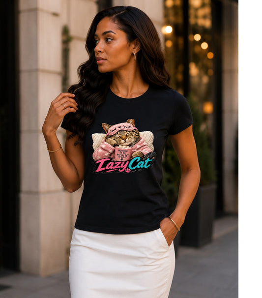 Lazy Cat Tee