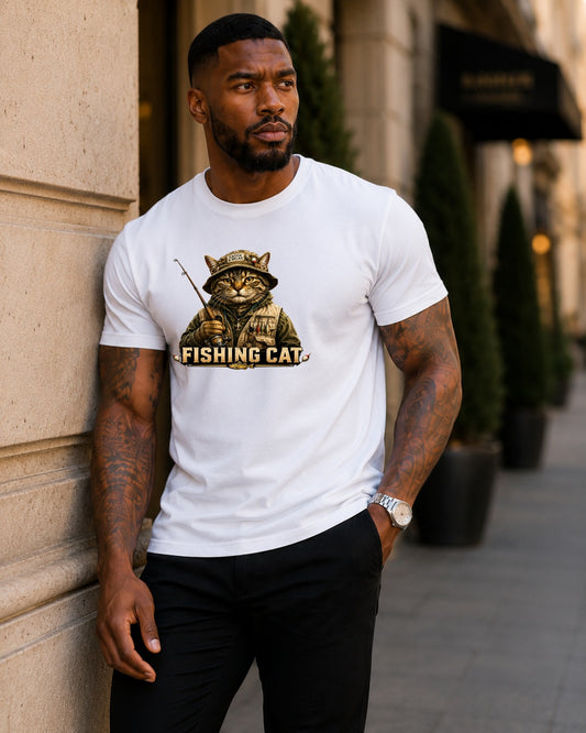 Fishing Cat Tee