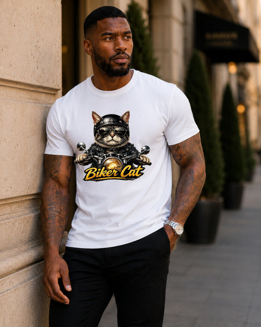 Biker Cat Tee
