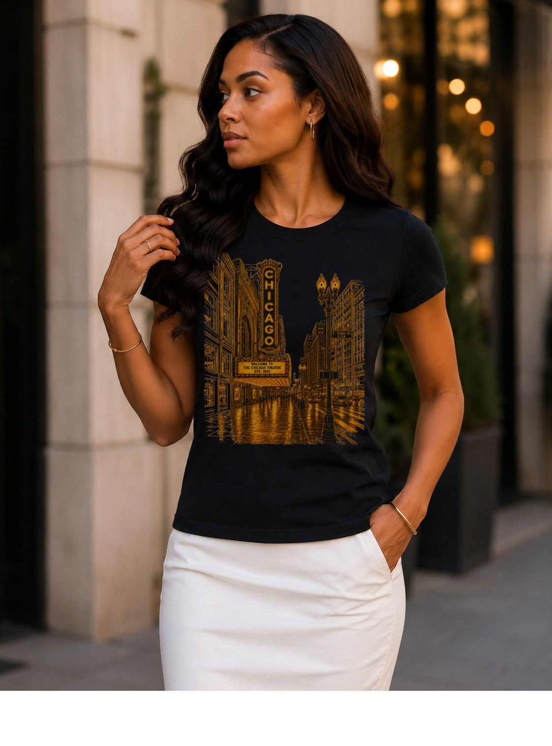 State Street Glow Tee