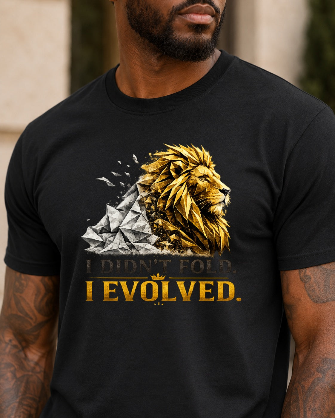 'I Didn't Fold, I Evolved' Graphic Tee
