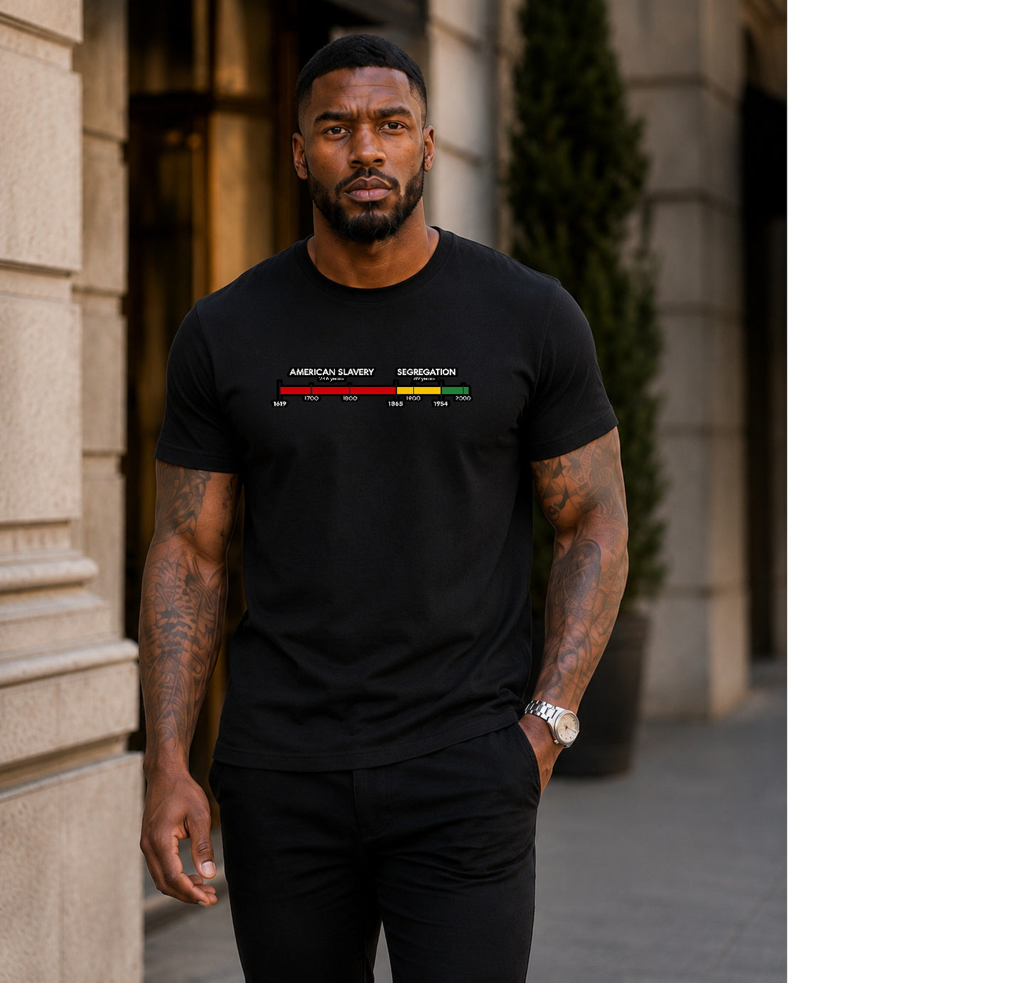 American Slavery Segregation Tee