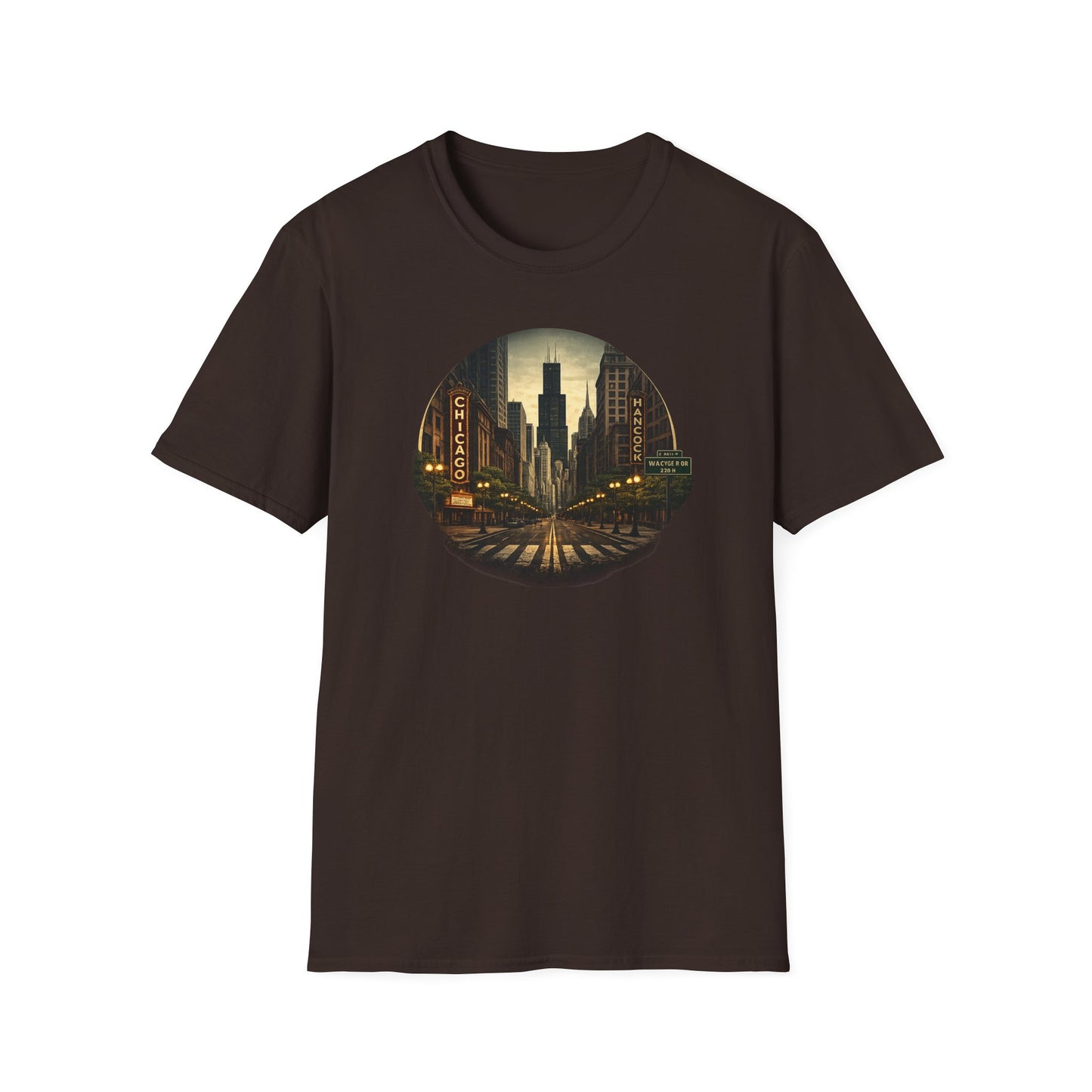 Chicago Skyline T-Shirt — Vintage Urban Cityscape Tee