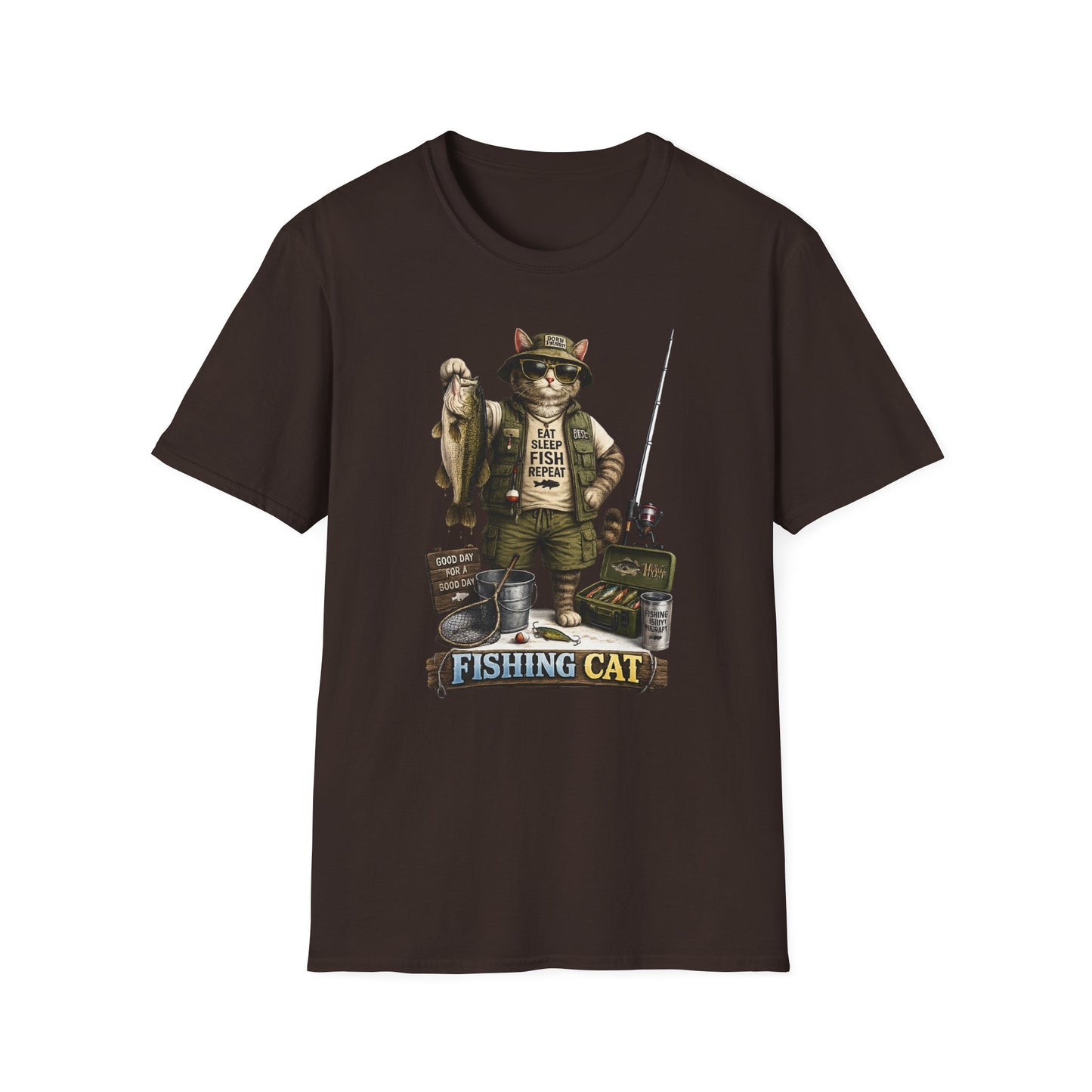Fishing Cat Tee