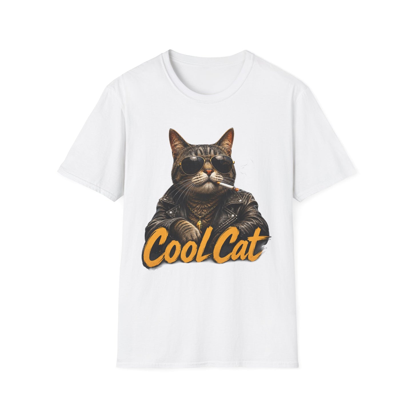 Cool Cat T-Shirt — Retro Sunglasses Cat Graphic Tee