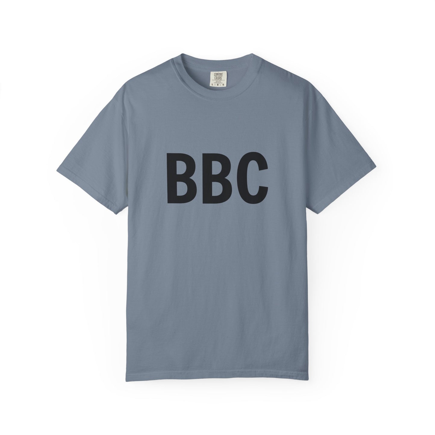 BBC Graphic T-Shirt — Classic Logo Front, "British Broadcasting Corp." Back