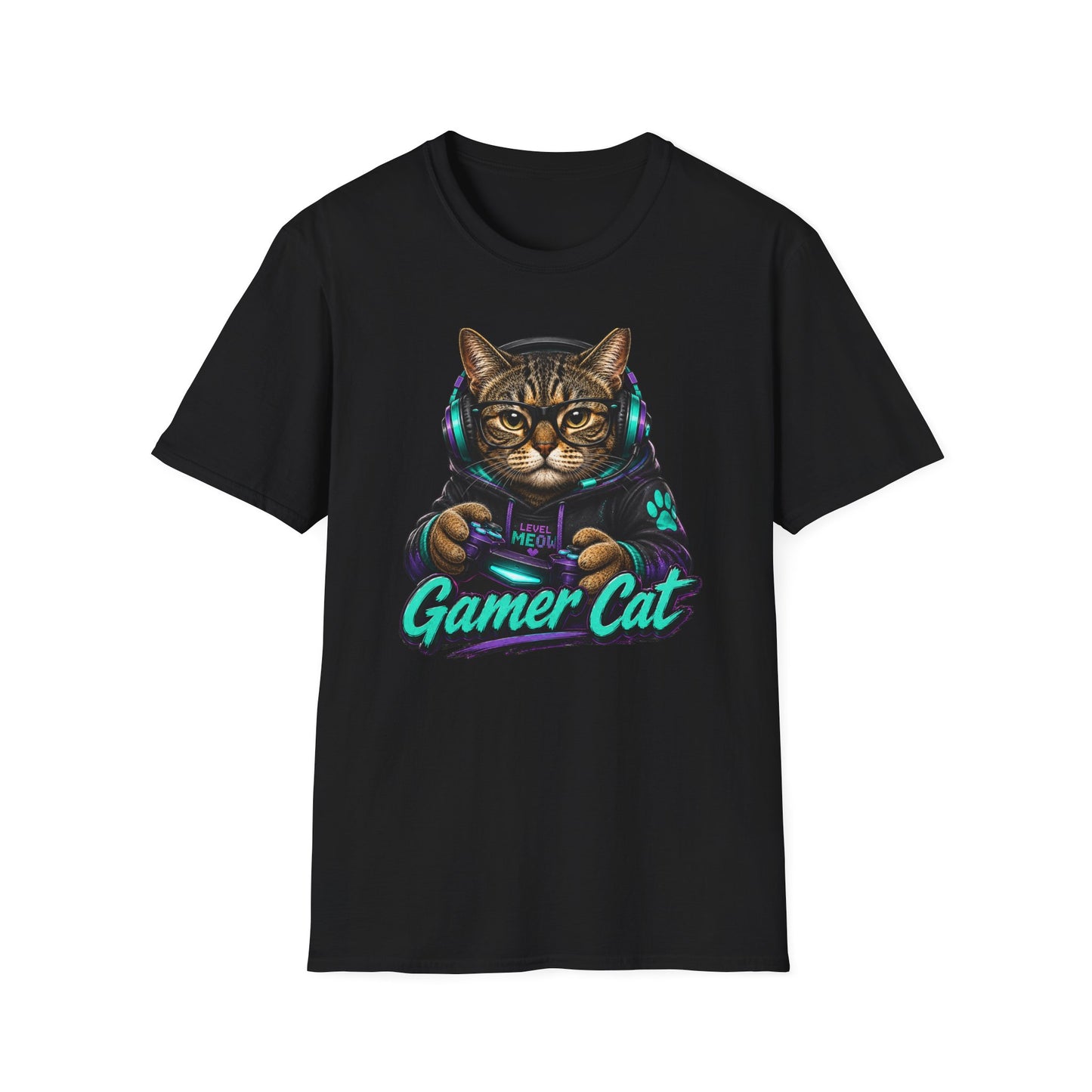 Gamer Cat Tee