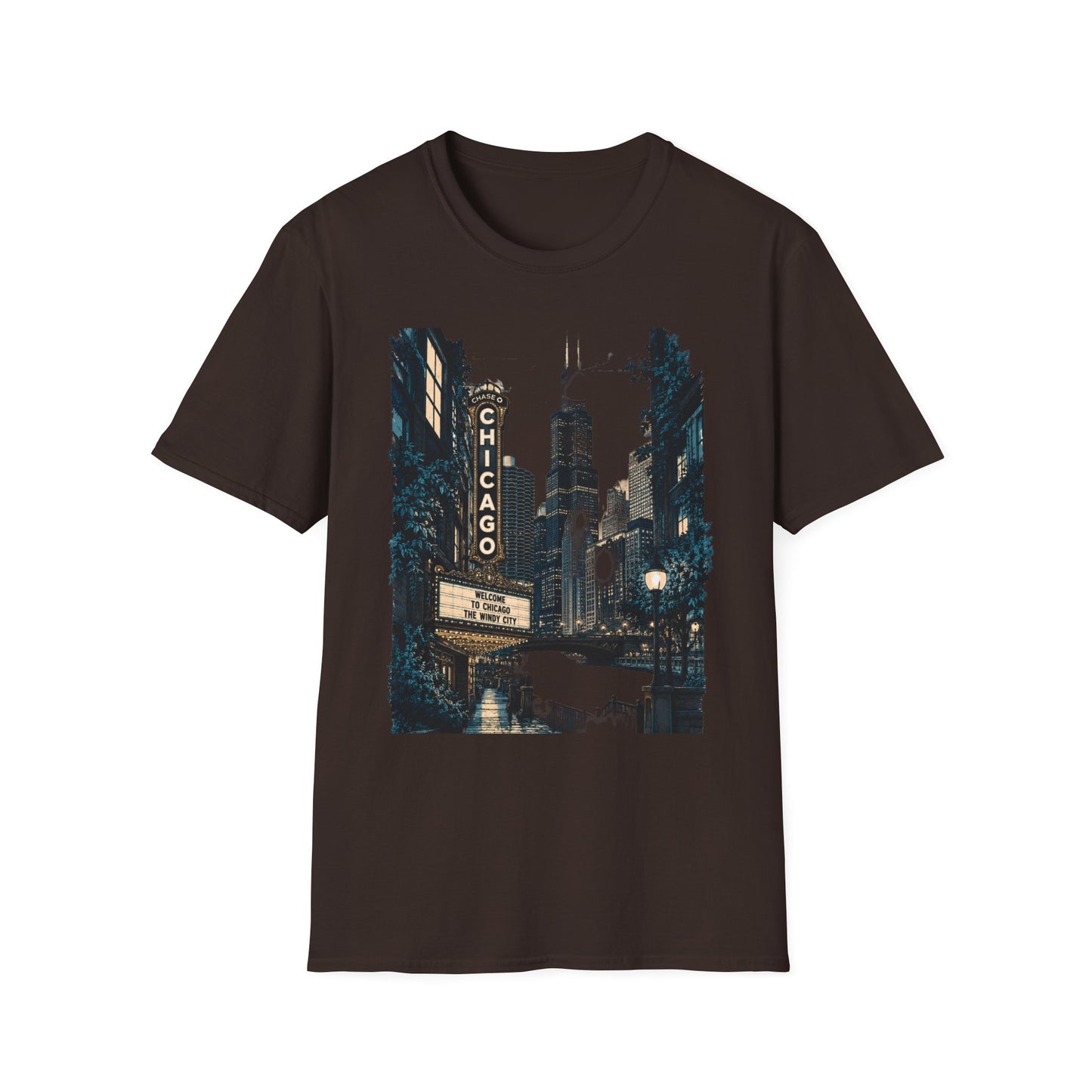Chicago Nightscape Tee