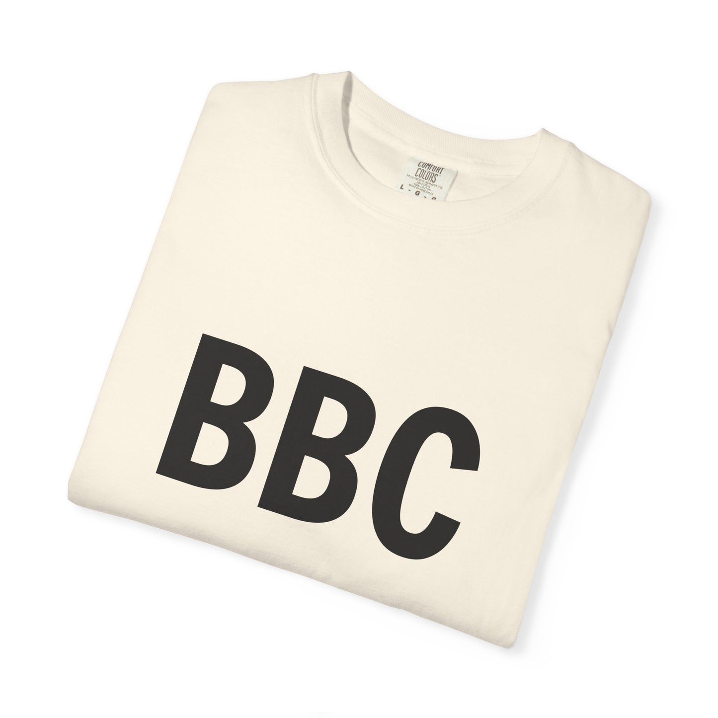 BBC Graphic T-Shirt — Classic Logo Front, "British Broadcasting Corp." Back