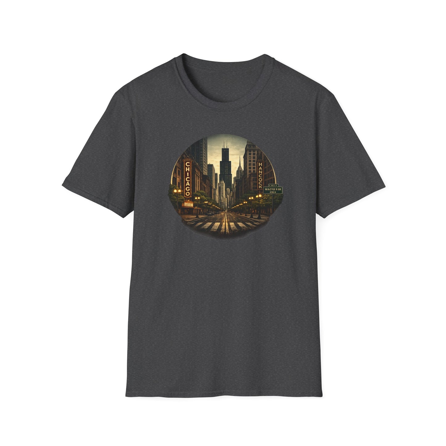 Chicago Skyline T-Shirt — Vintage Urban Cityscape Tee