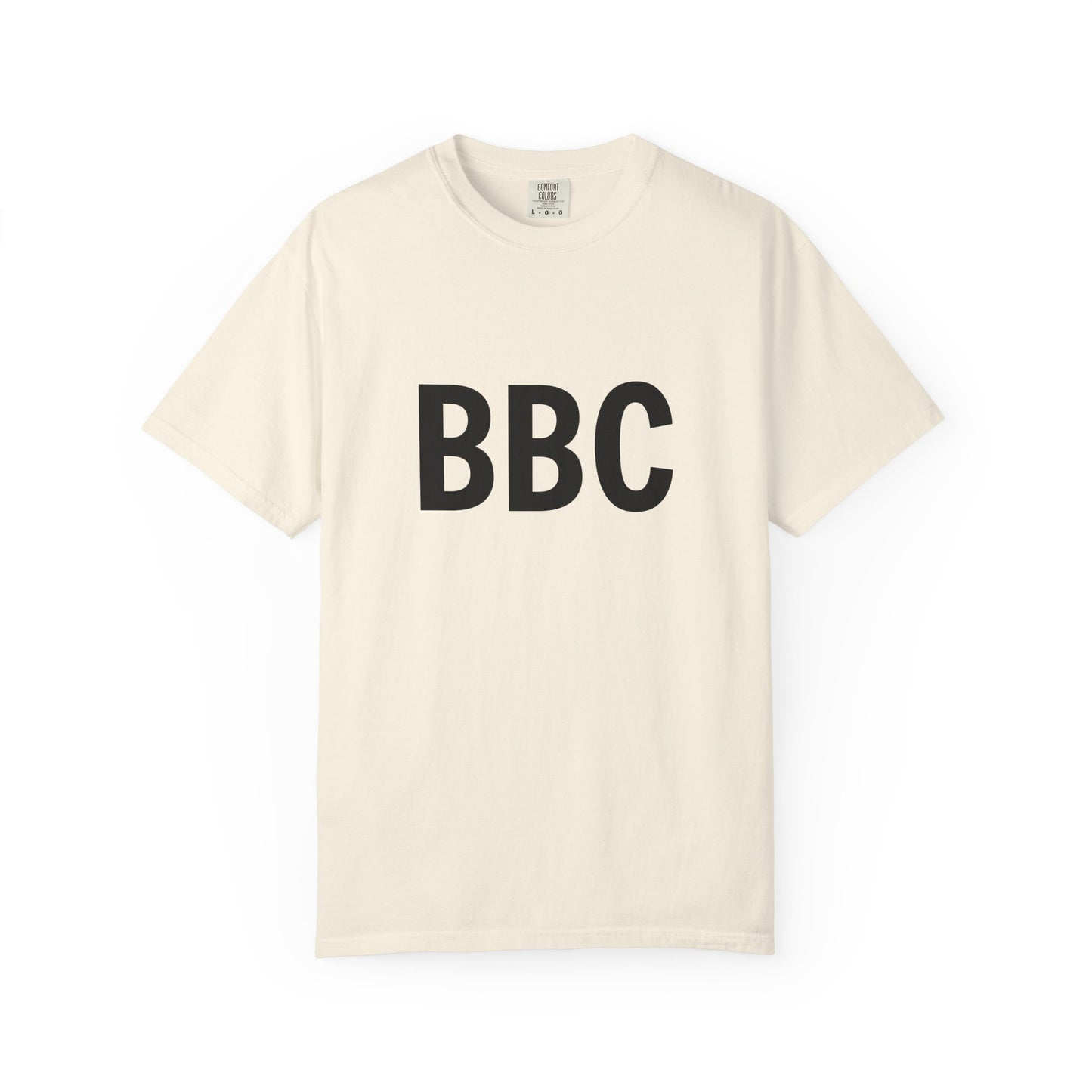 BBC Graphic T-Shirt — Classic Logo Front, "British Broadcasting Corp." Back