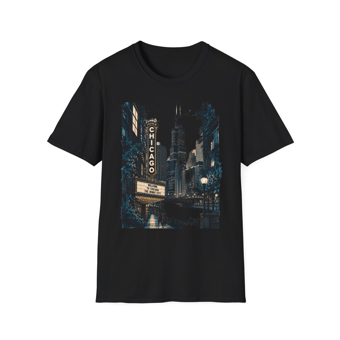 Chicago Nightscape Tee