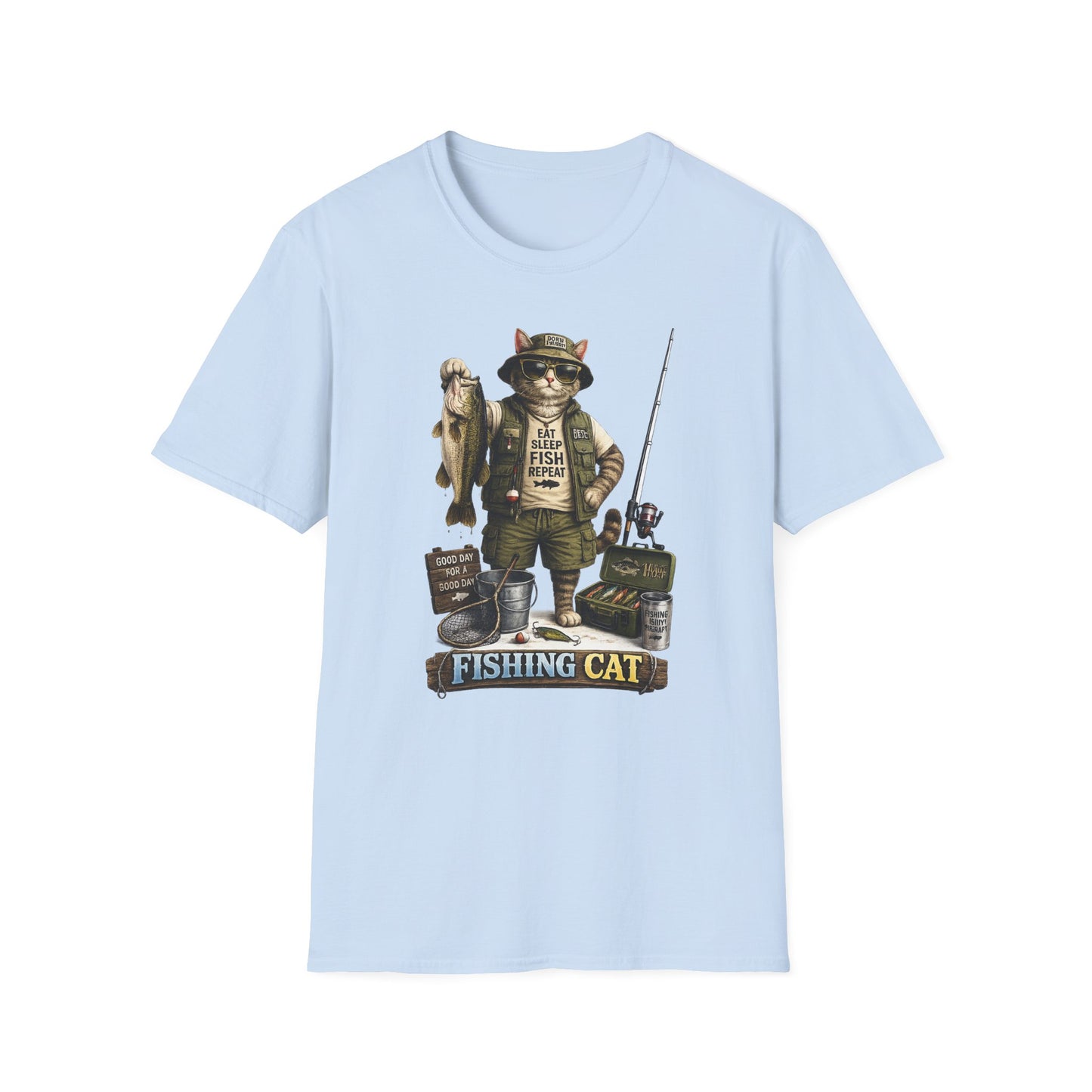 Fishing Cat Tee