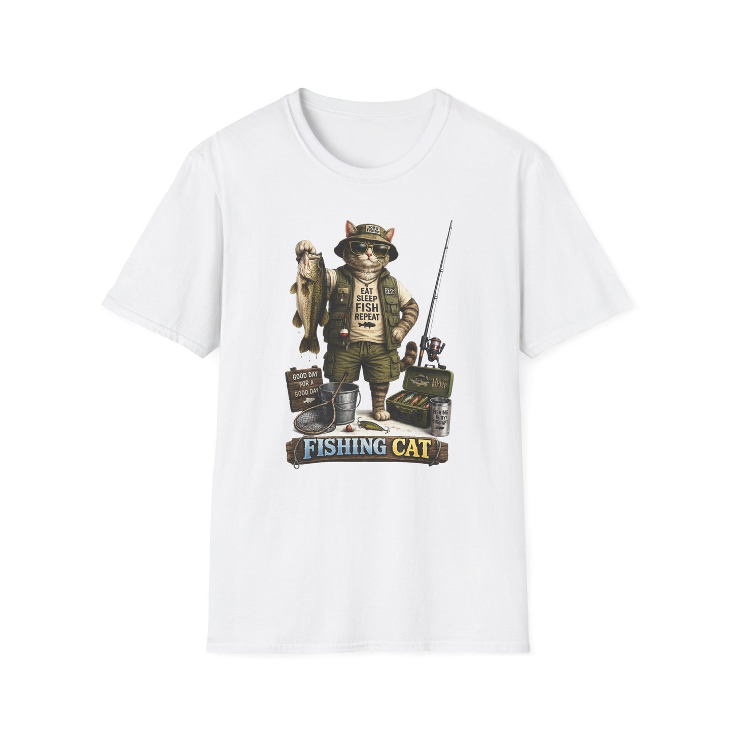 Fishing Cat Tee