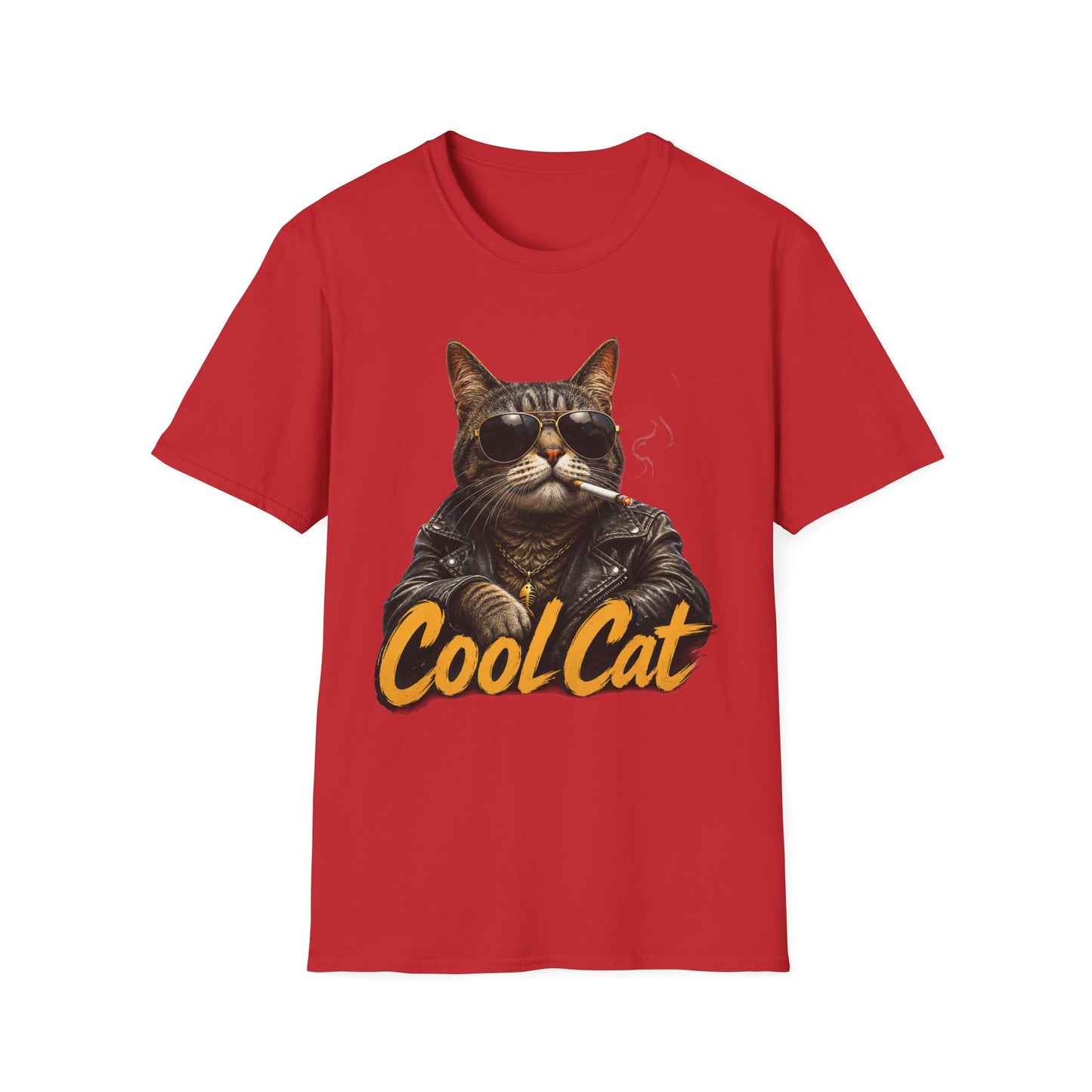 Cool Cat T-Shirt — Retro Sunglasses Cat Graphic Tee