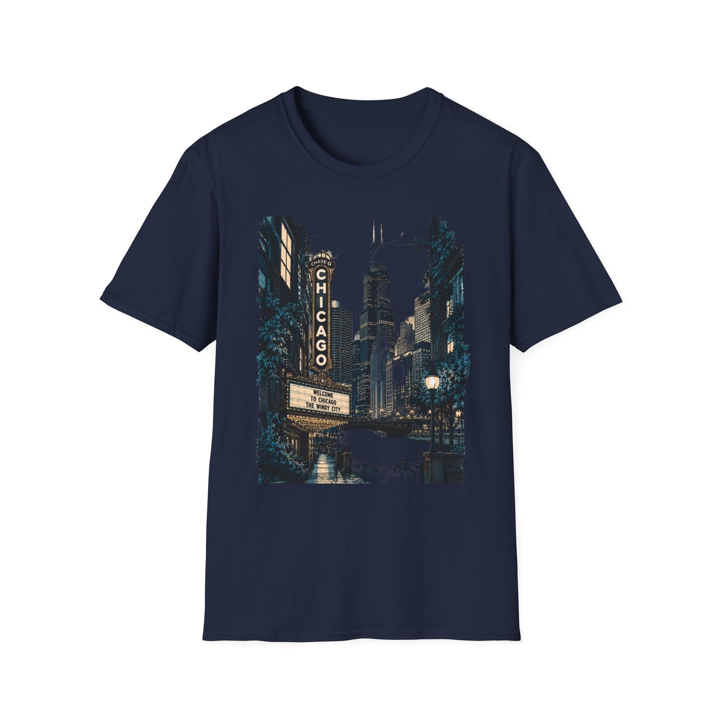Chicago Nightscape Tee