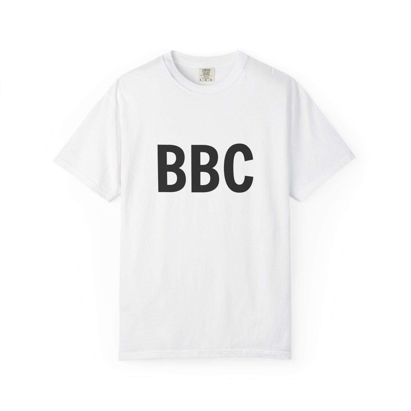BBC Graphic T-Shirt — Classic Logo Front, "British Broadcasting Corp." Back