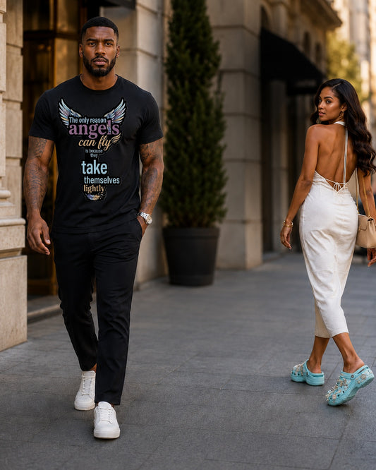 "The Only Reason Angels Can Fly" Graphic Tee