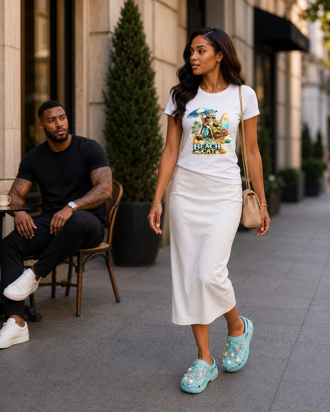 Beach Cat T Tee