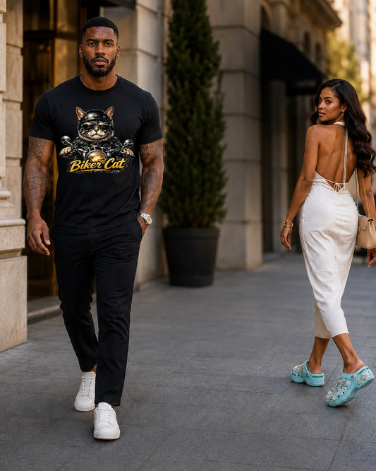 Biker Cat Tee