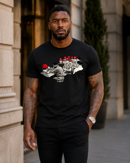 Vintage Diner Scene Hat Tee