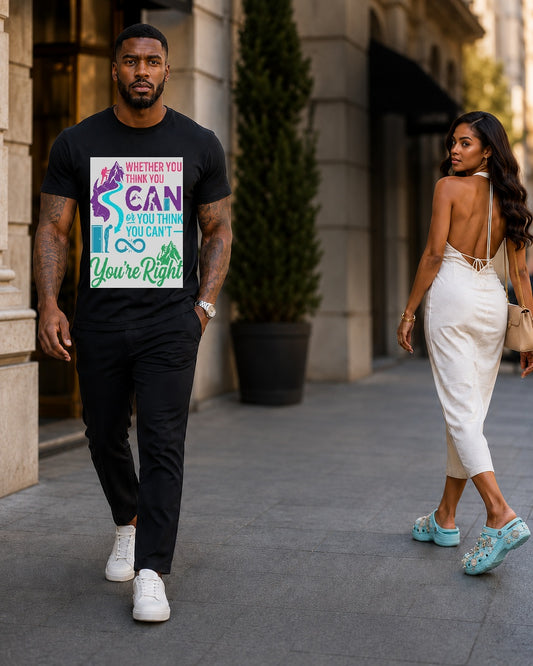 “Whether You Think You Can" Motivational Tee