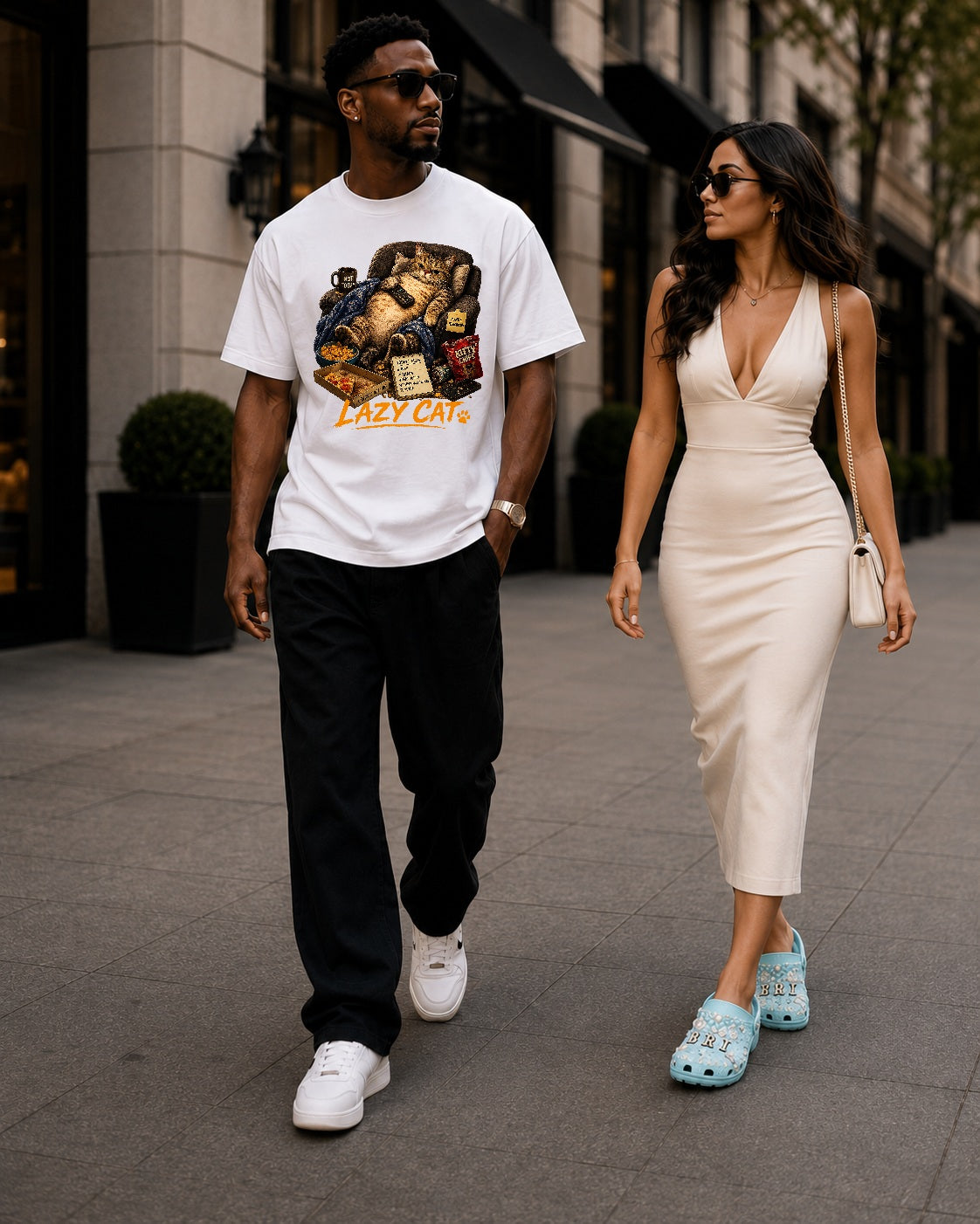 Lazy Cat Tee