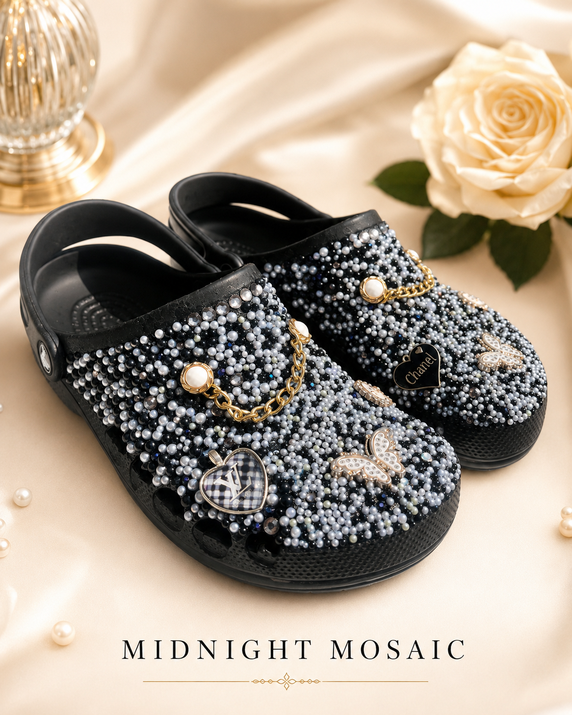 Midnight Mosaic Luxe Crocs