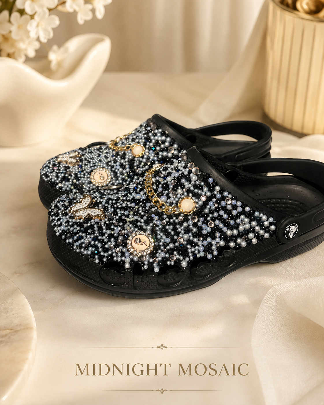 Midnight Mosaic Luxe Crocs