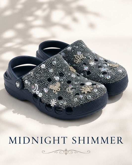 Midnight Shimmer Luxe Crocs