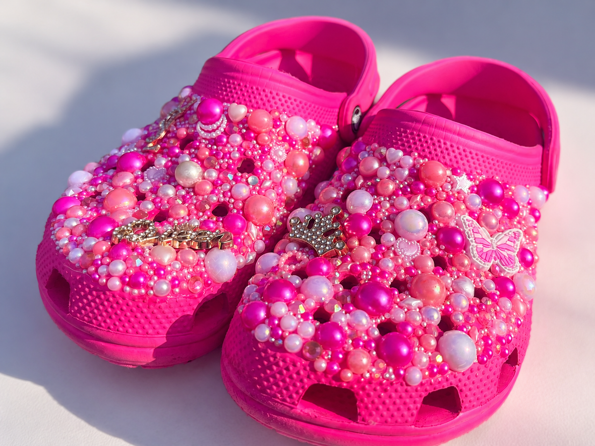 Bubblegum Pearl Crocs
