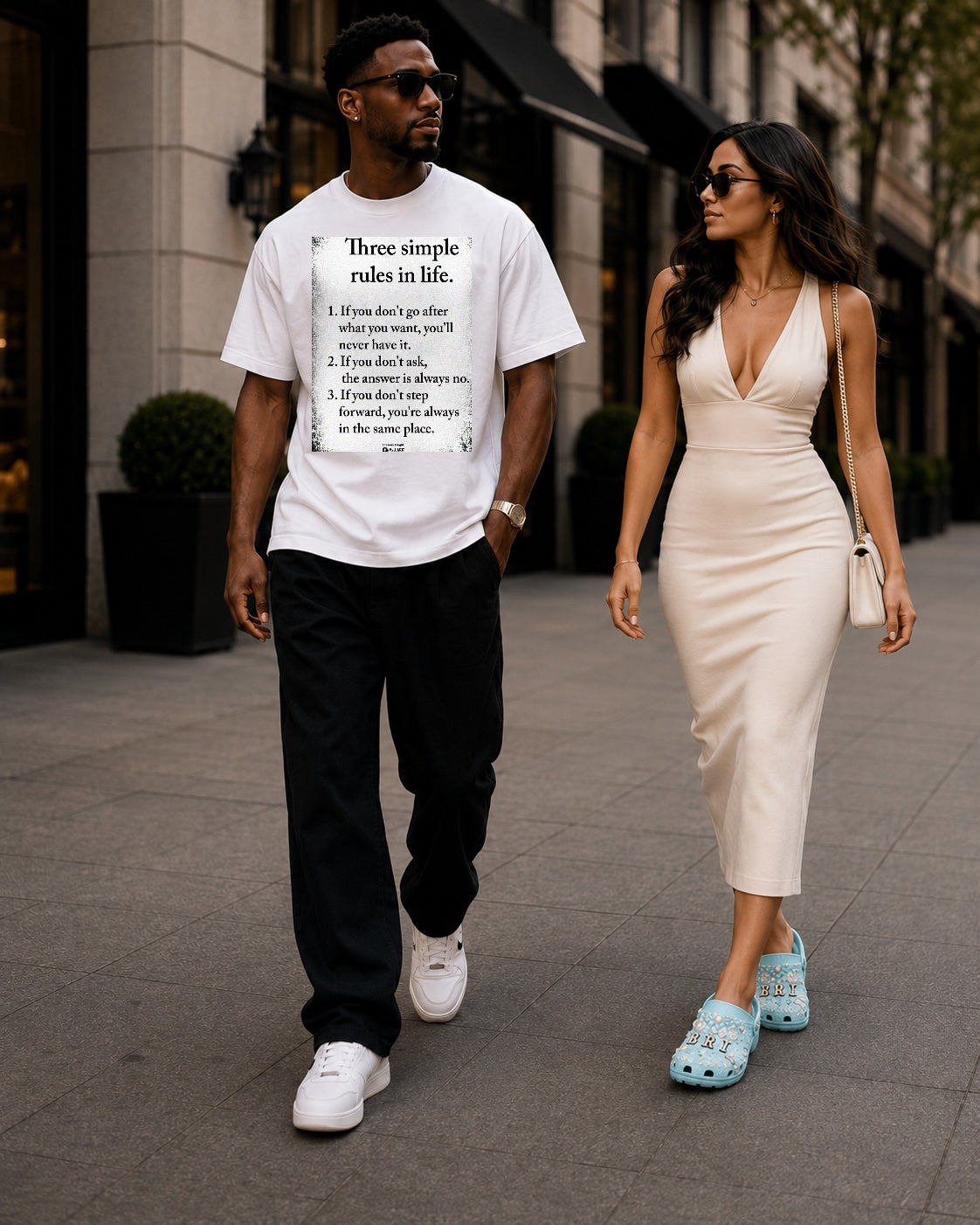 "Three Simple Rules in Life" Tee
